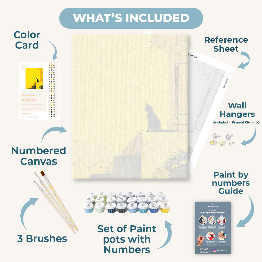 The Yellow Wall | Paint by Numbers
