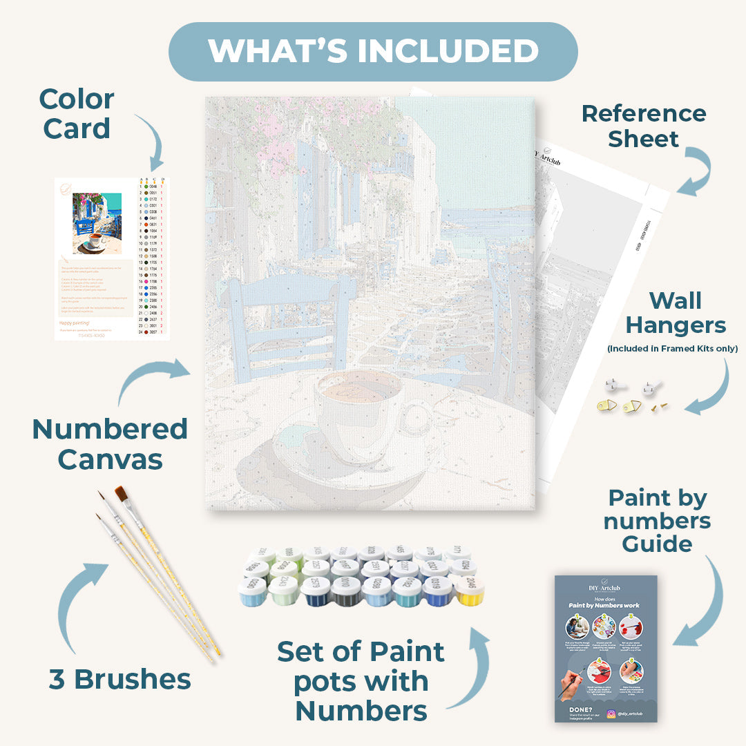 Greek Coffee | Paint by Numbers