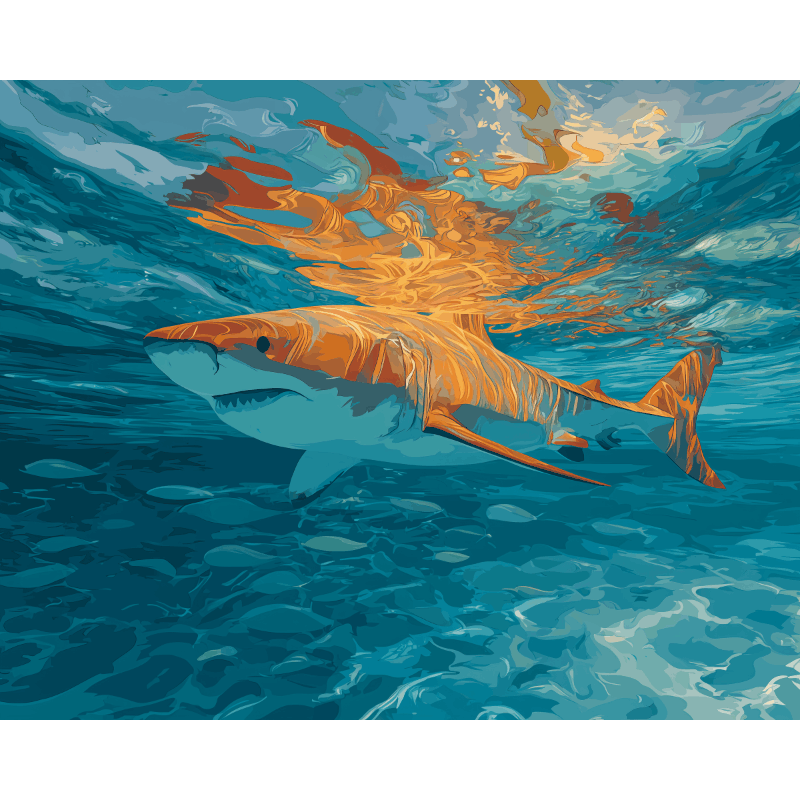 Blue Depths | Paint by Numbers