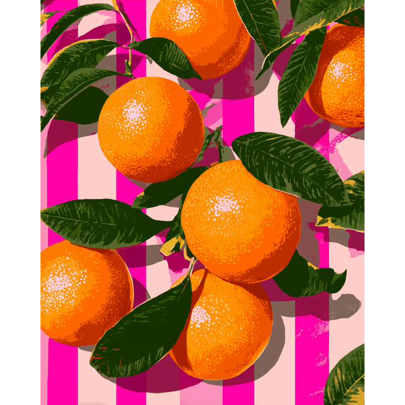 Citrus Crush | Paint by Numbers