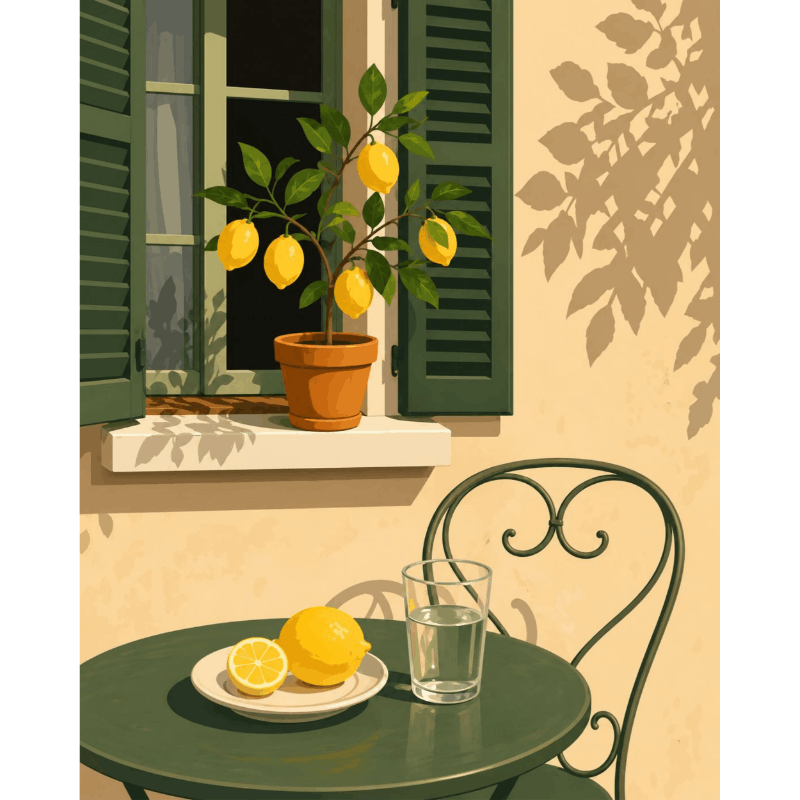 Lemon Tree | Paint by Numbers
