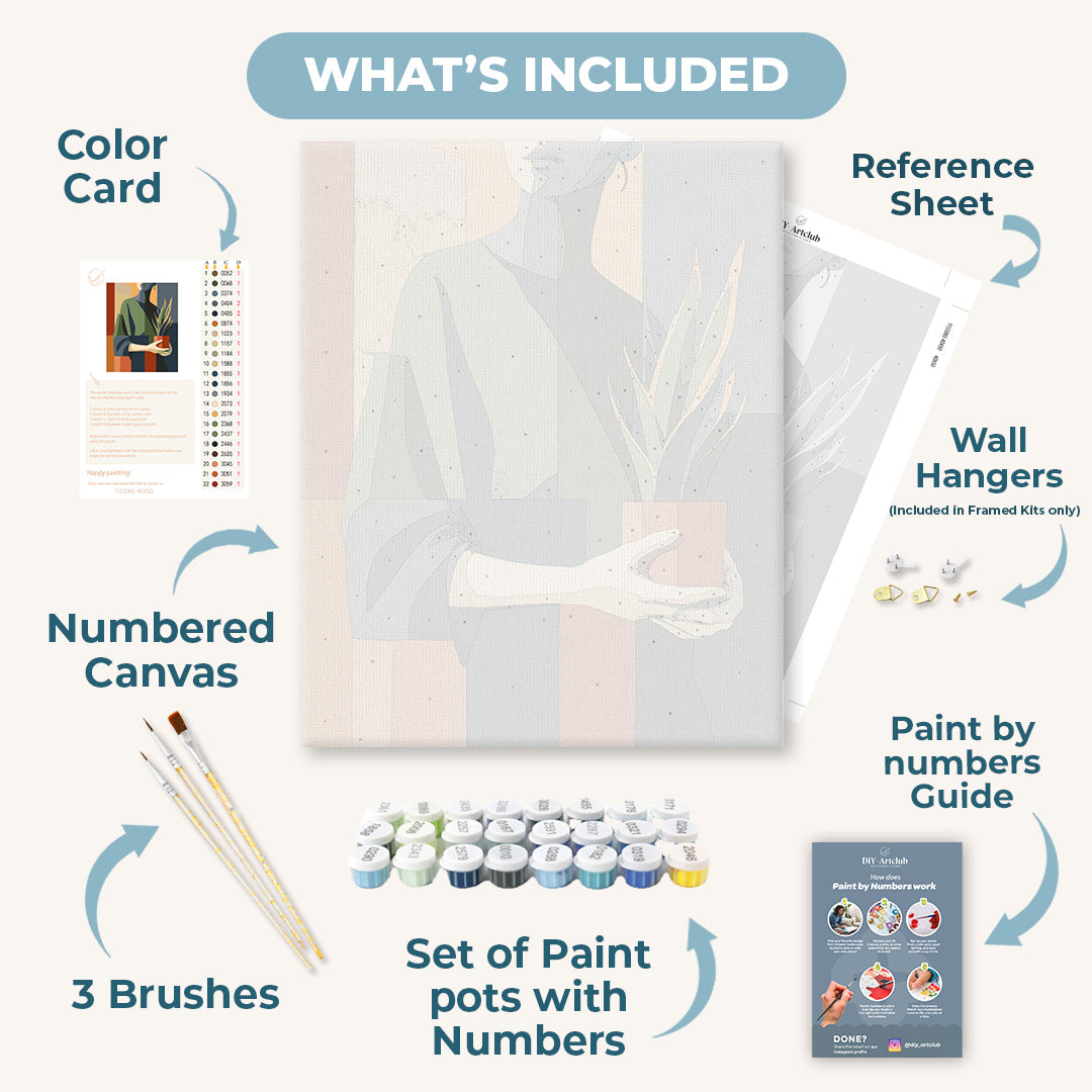 Botanical Balance | Paint by Numbers