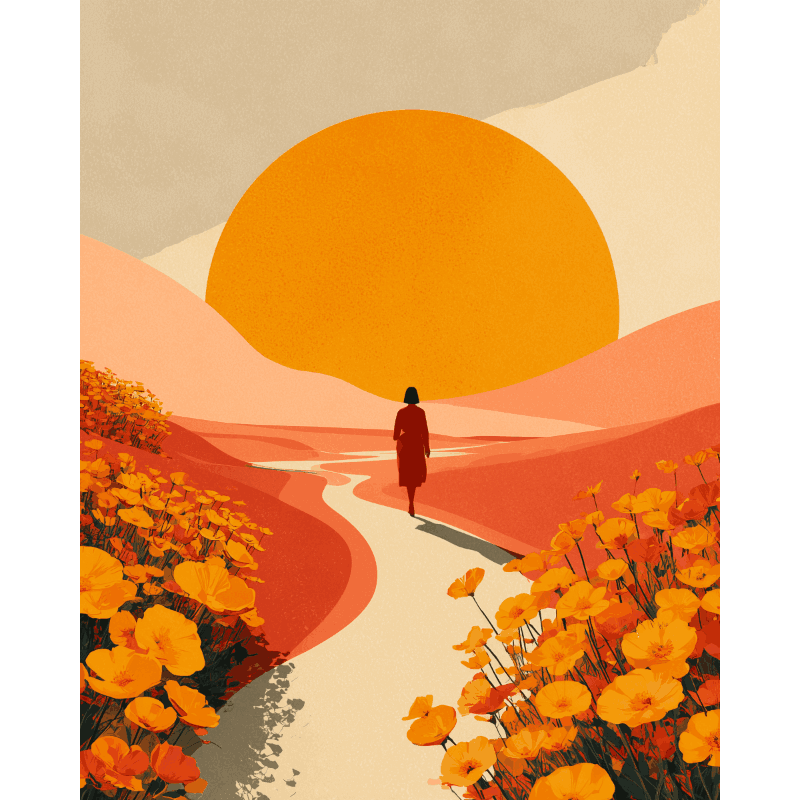 Chasing the Sun | Paint by Numbers