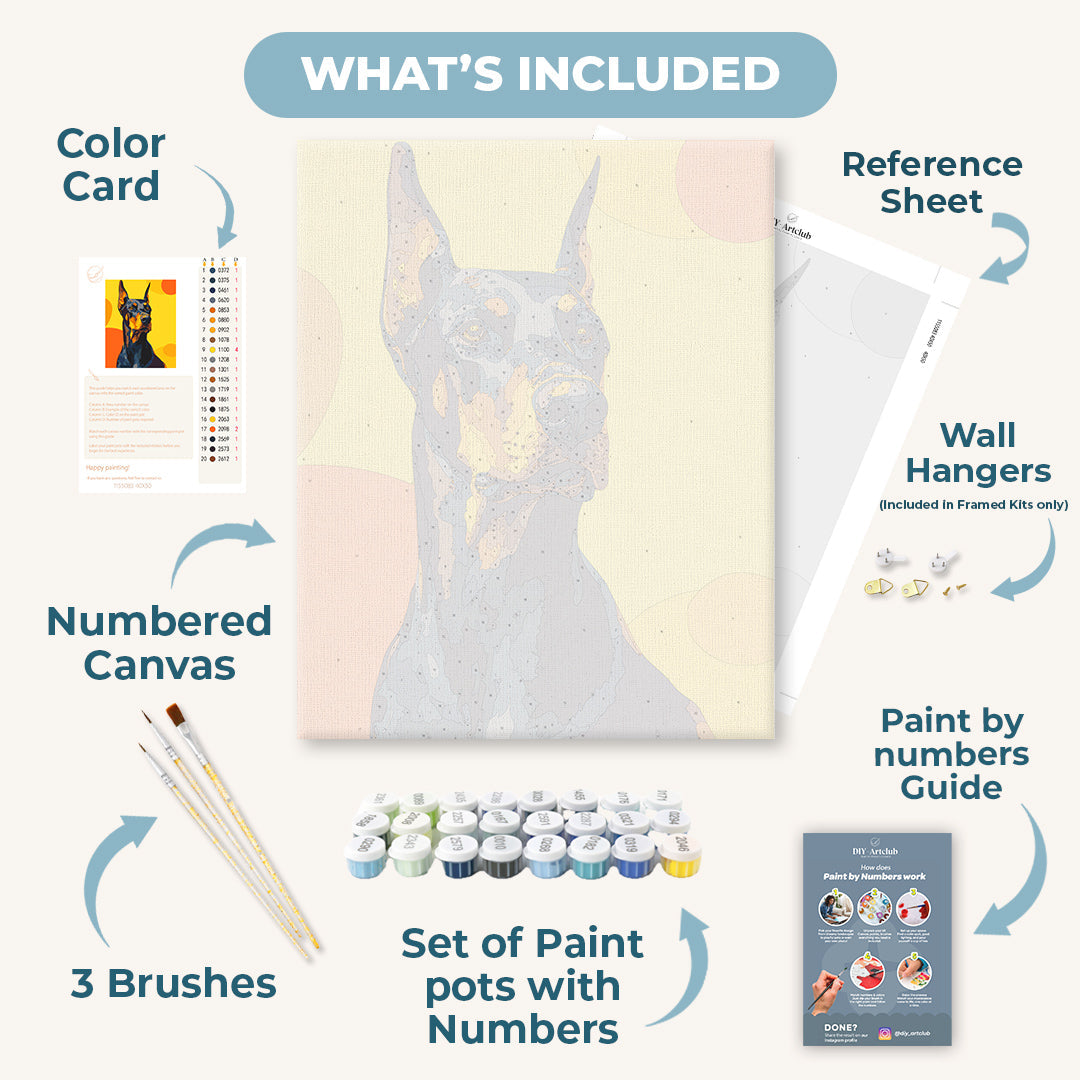 Doberman | Paint by Numbers