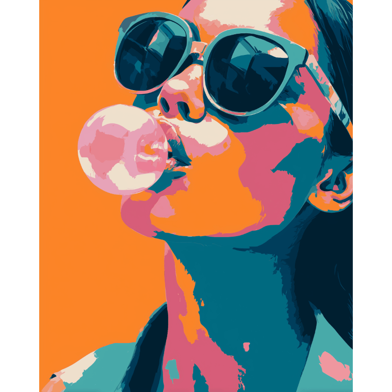 Velvet Pop | Paint by Numbers