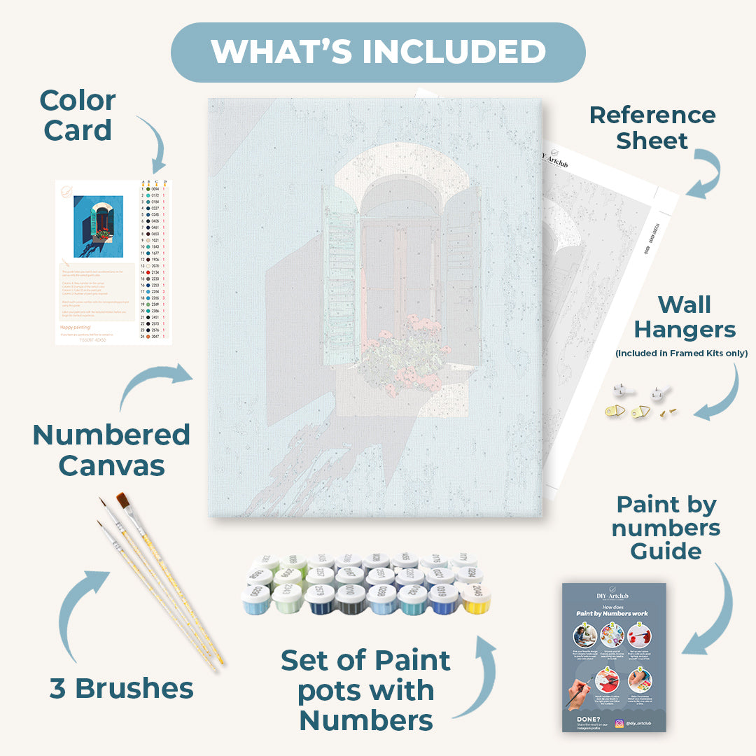 Blue & Bloom | Paint by Numbers
