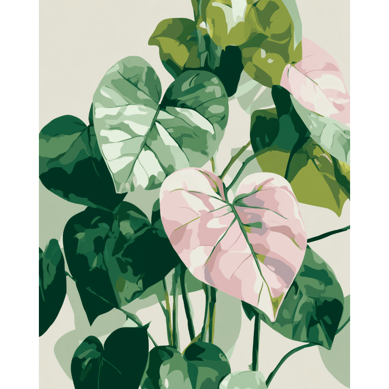 Tropical Minimalism | Paint by Numbers