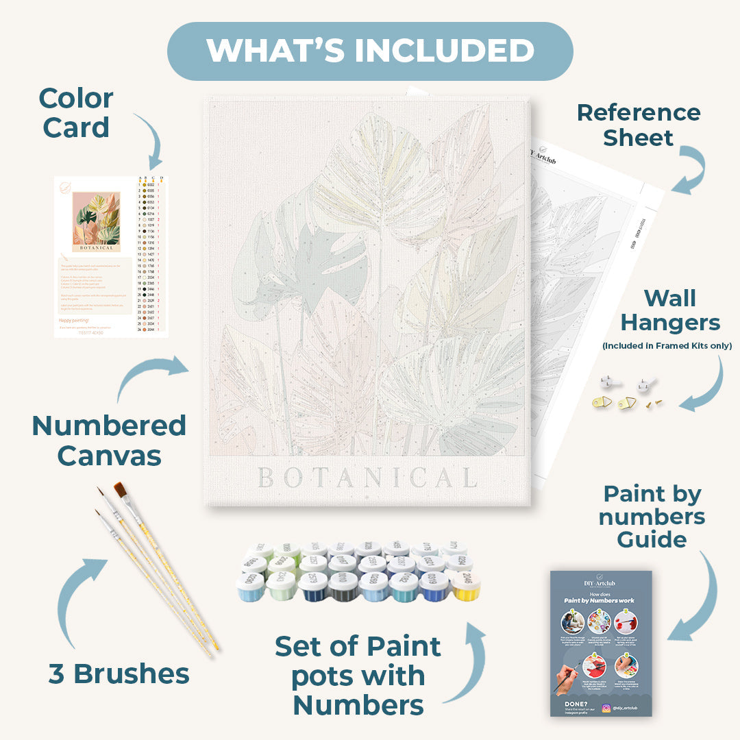 Botanical | Paint by Numbers