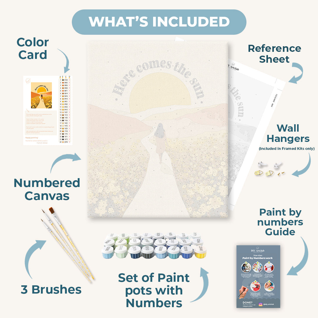 Here comes the Sun | Paint by Numbers