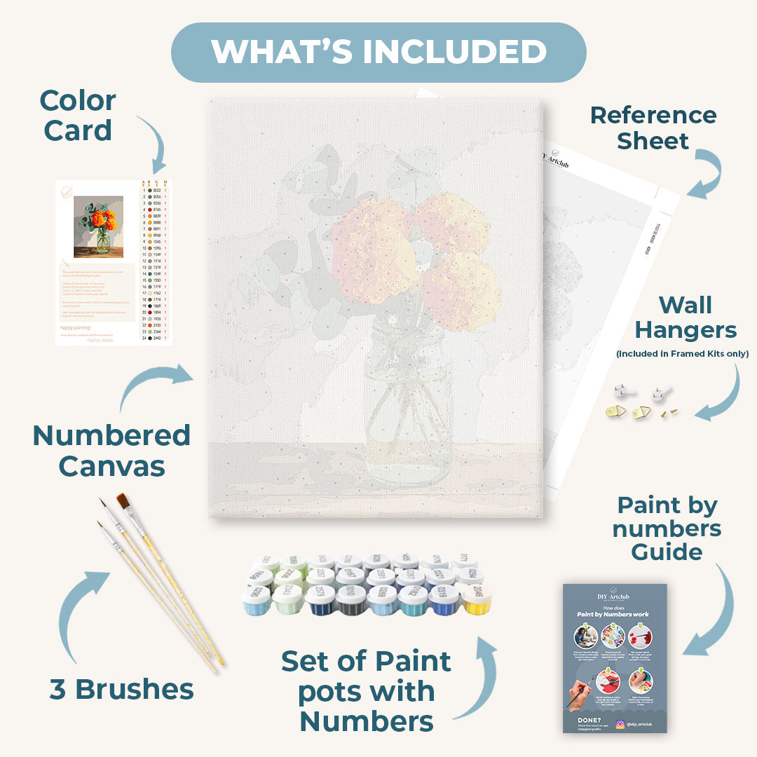 Golden Marigolds | Paint by Numbers