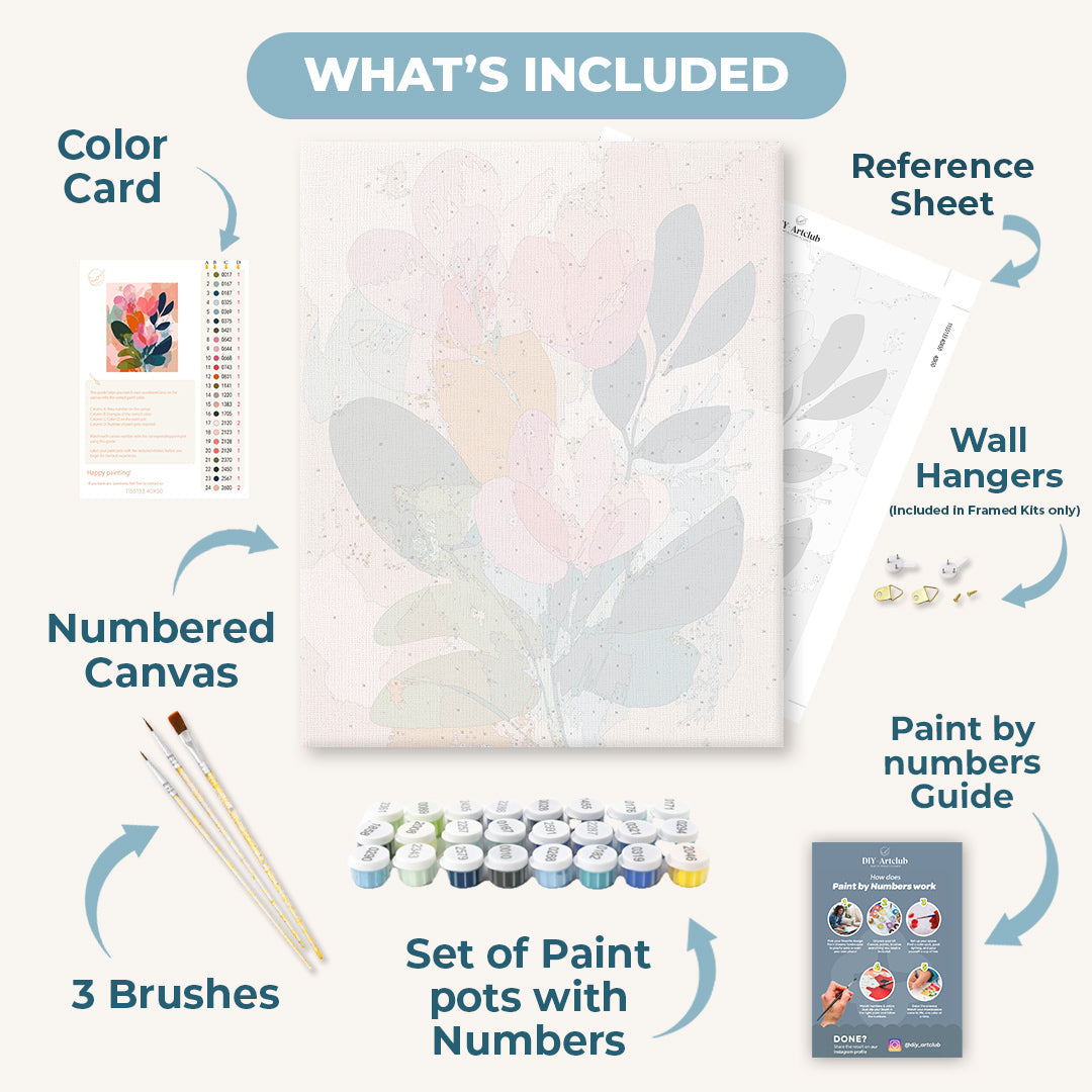 Abstract Bloom | Paint by Numbers