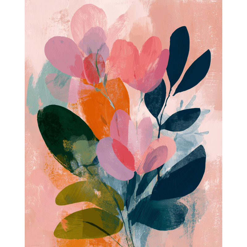 Abstract Bloom | Paint by Numbers