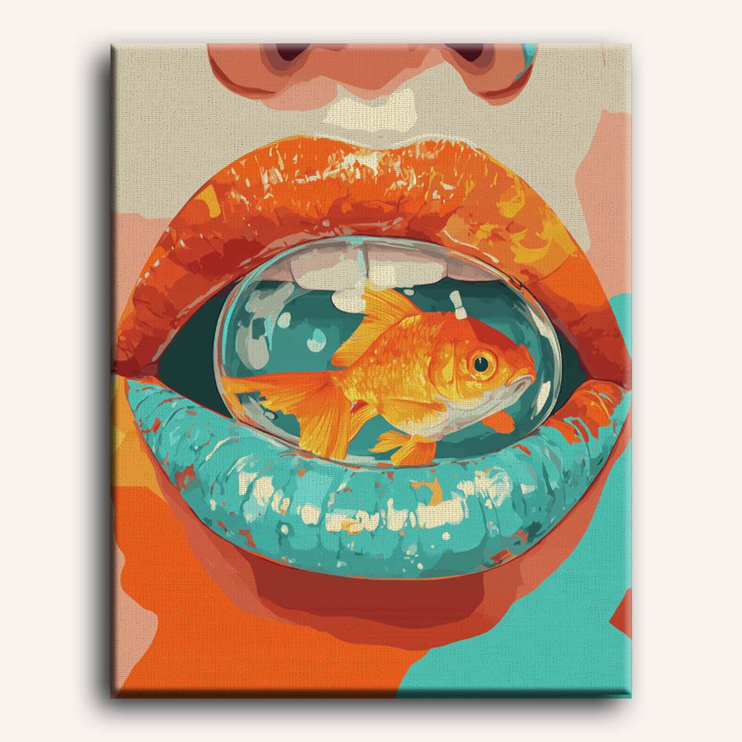 Surreal Lips | Paint by Numbers