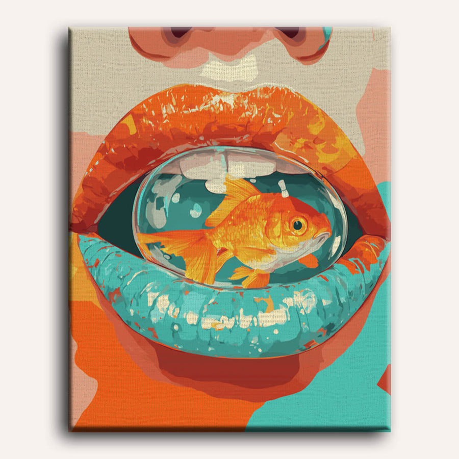 Surreal Lips | Paint by Numbers