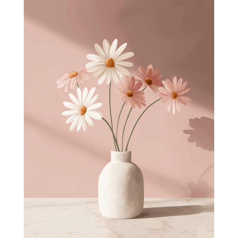 Pastel Flowers | Paint by Numbers