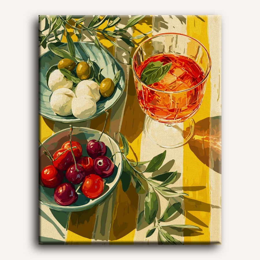 Mediterranean Lunch | Paint by Numbers