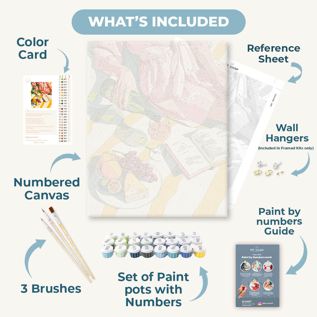 Book Club Picnic | Paint by Numbers