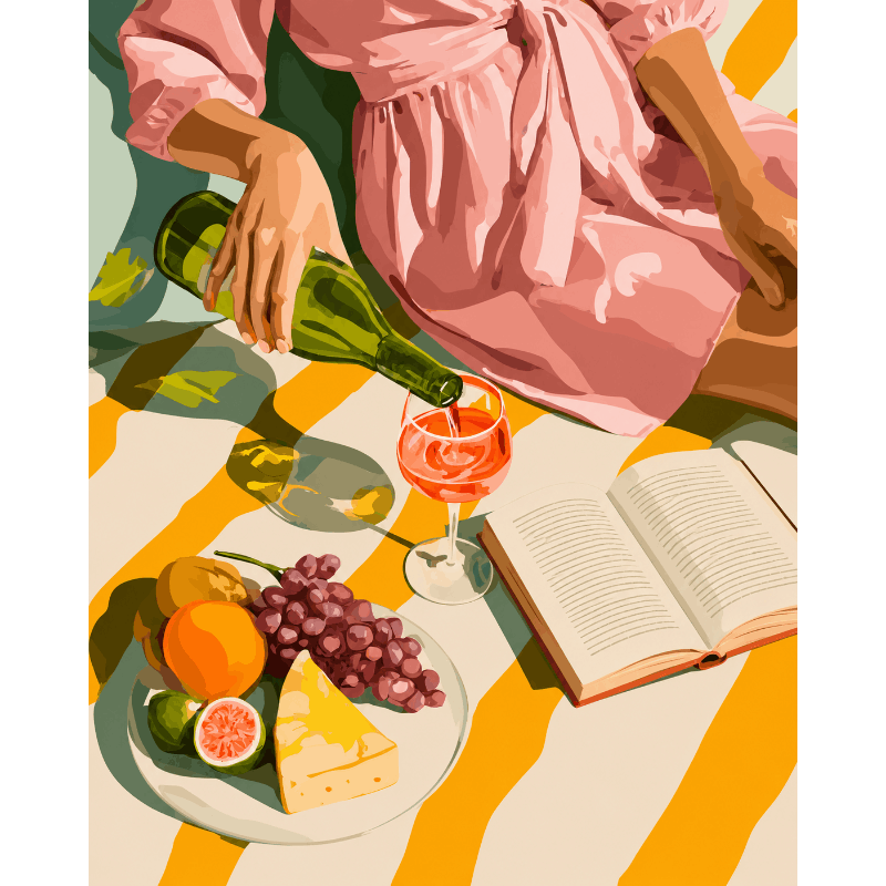 Book Club Picnic | Paint by Numbers