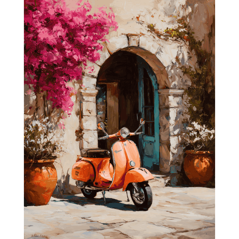 Dolce Vita Ride | Paint by Numbers