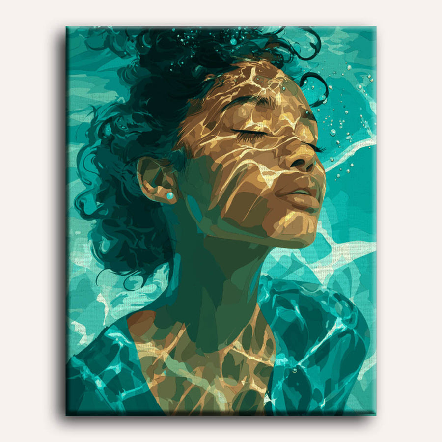 Aqua Glow | Paint by Numbers