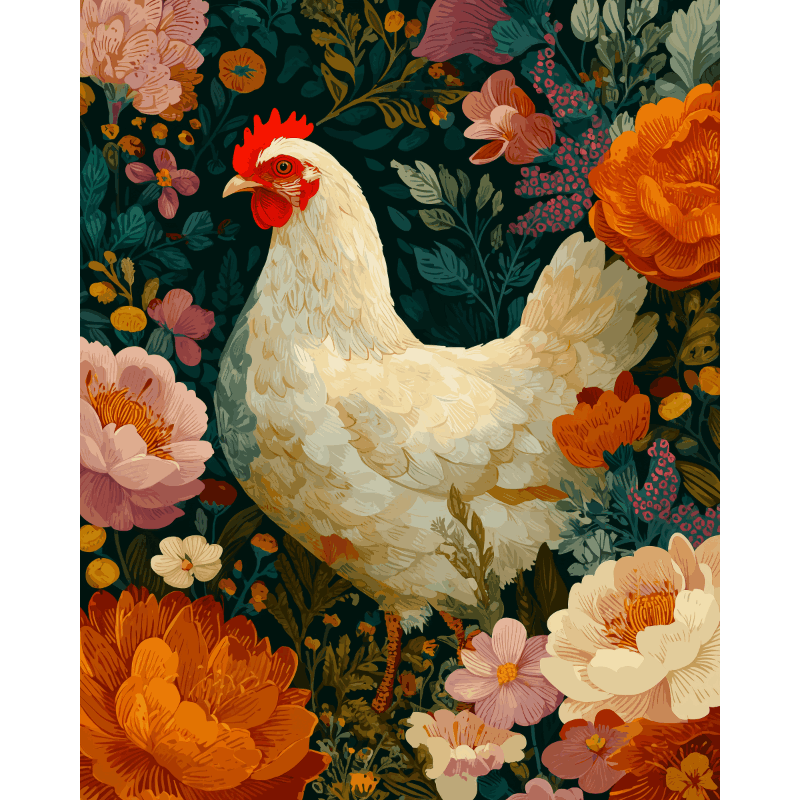 Wrapped in Bloom | Paint by Numbers