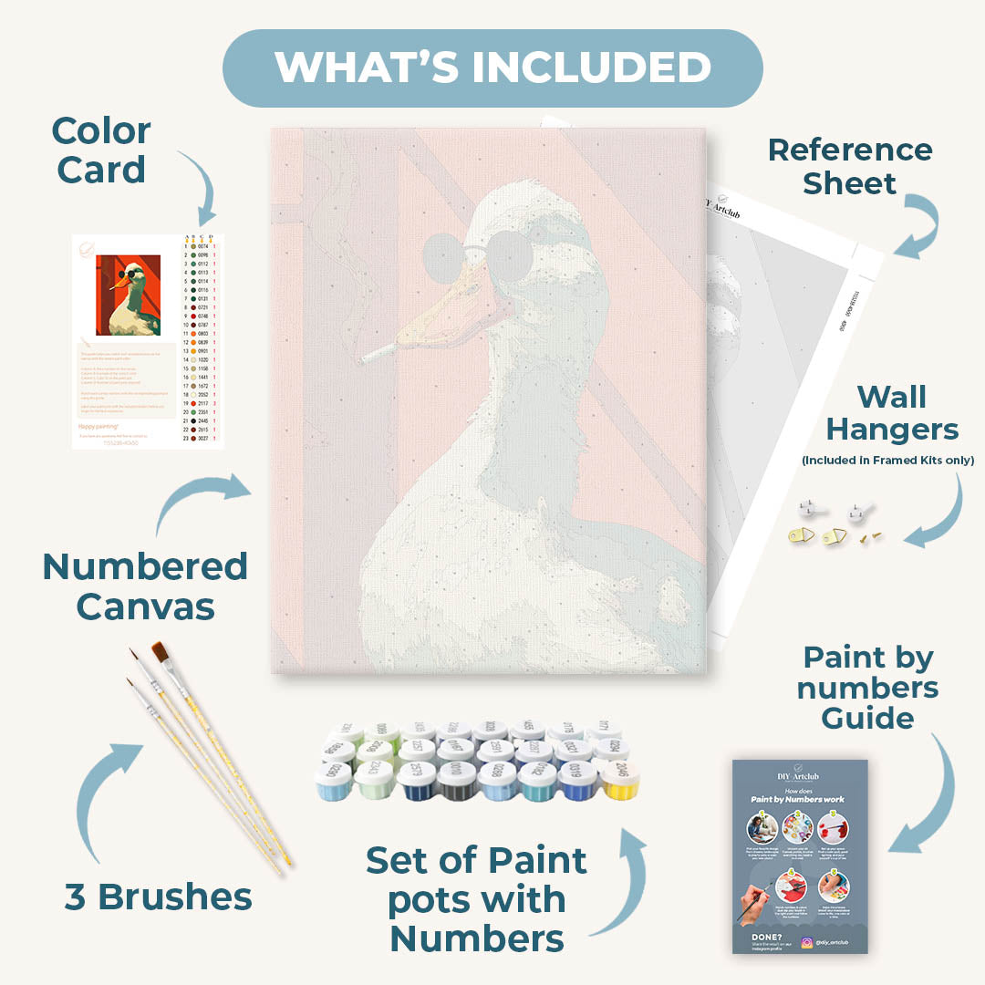 Smoking Goose | Paint by Numbers
