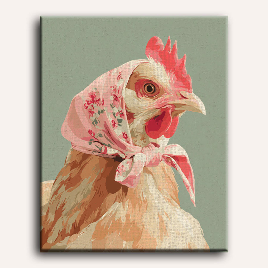 Coquette Chicken | Paint by Numbers