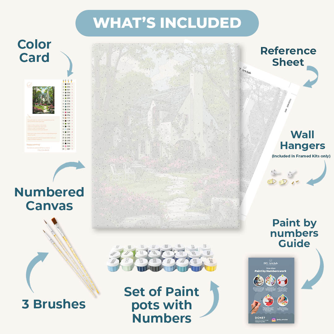 Cottage Garden | Paint by Numbers