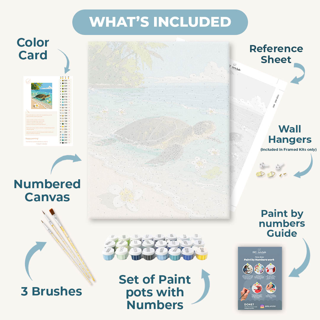 Turtle Bay | Paint by Numbers
