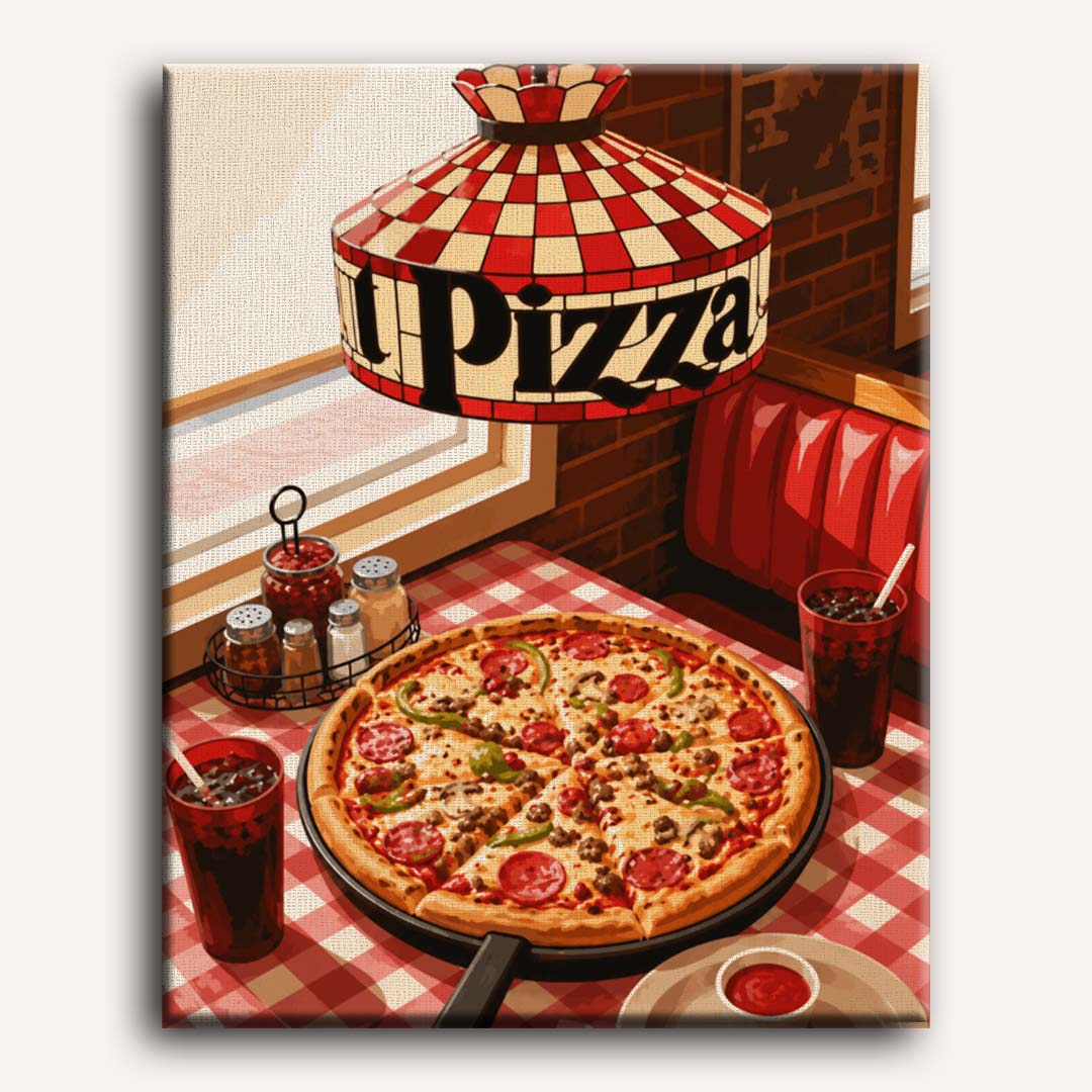 Pizza Diner | Paint by Numbers