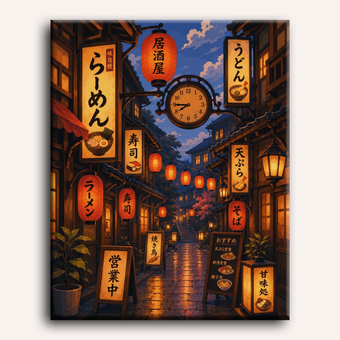 Ramen District | Paint by Numbers