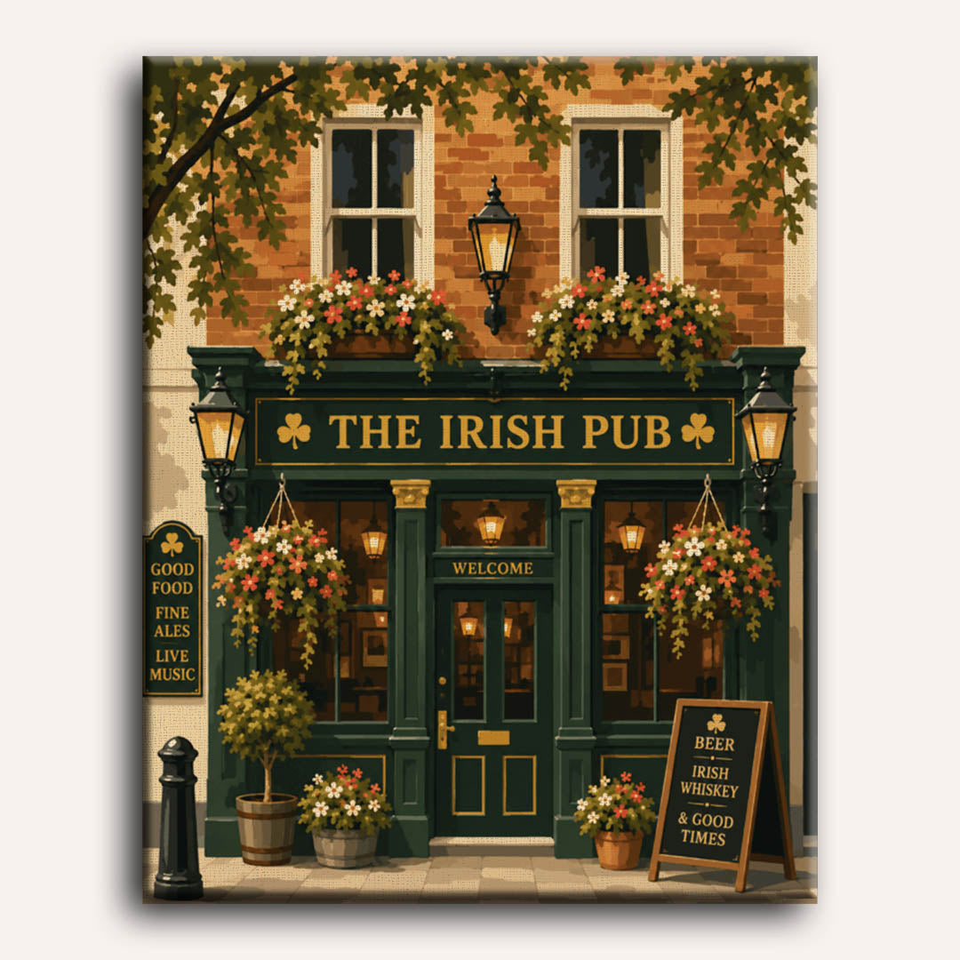 The Irish Pub | Paint by Numbers