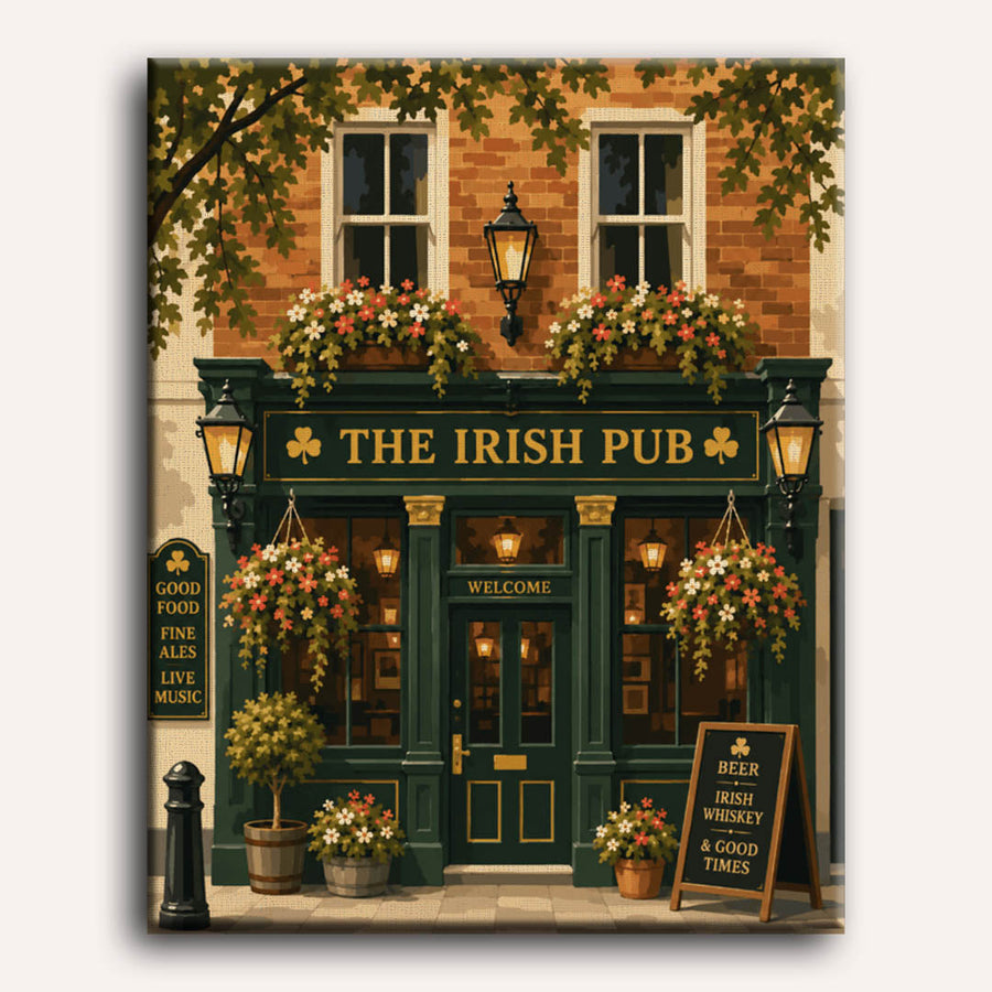 The Irish Pub | Paint by Numbers