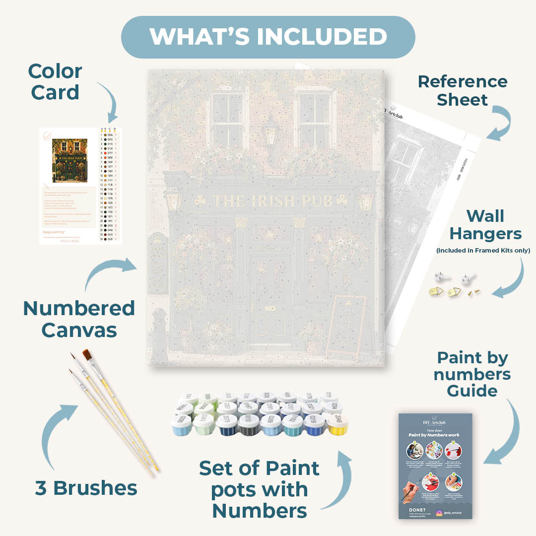 The Irish Pub | Paint by Numbers