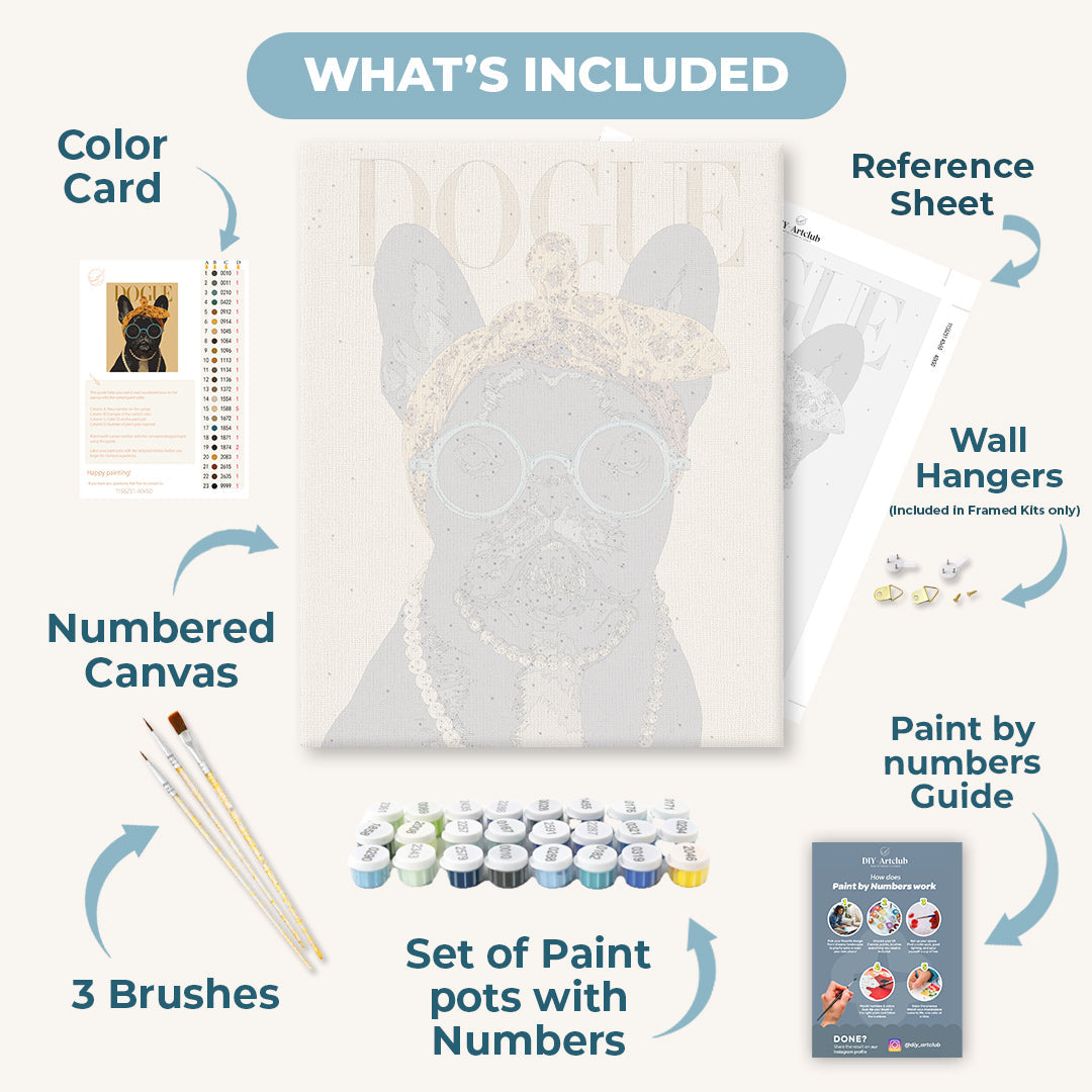 French Bulldog | Paint by Numbers