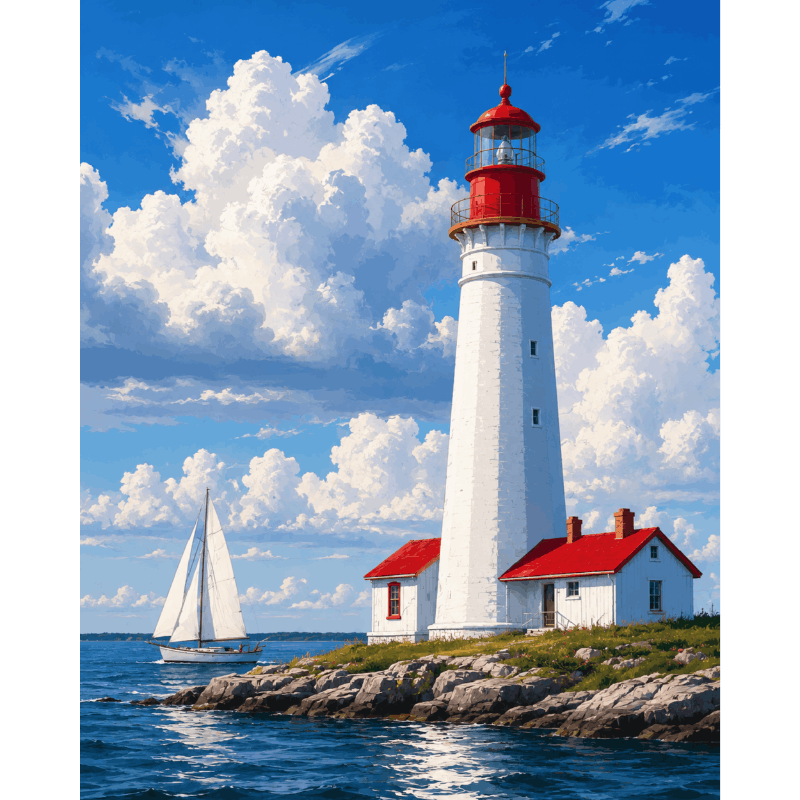 Lighthouse | Paint by Numbers