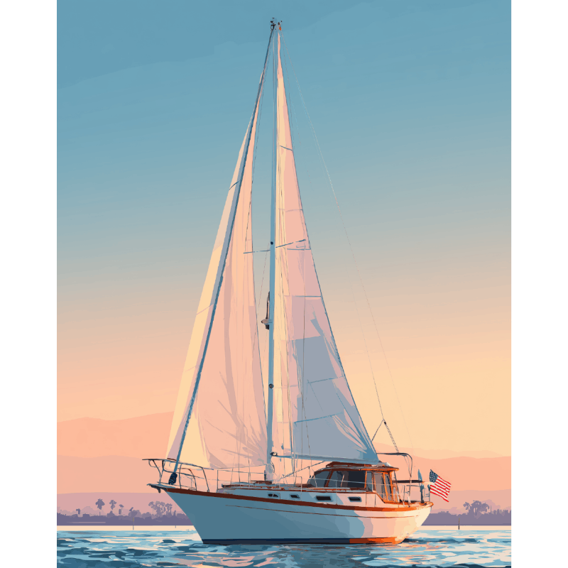 Sailing | Paint by Numbers