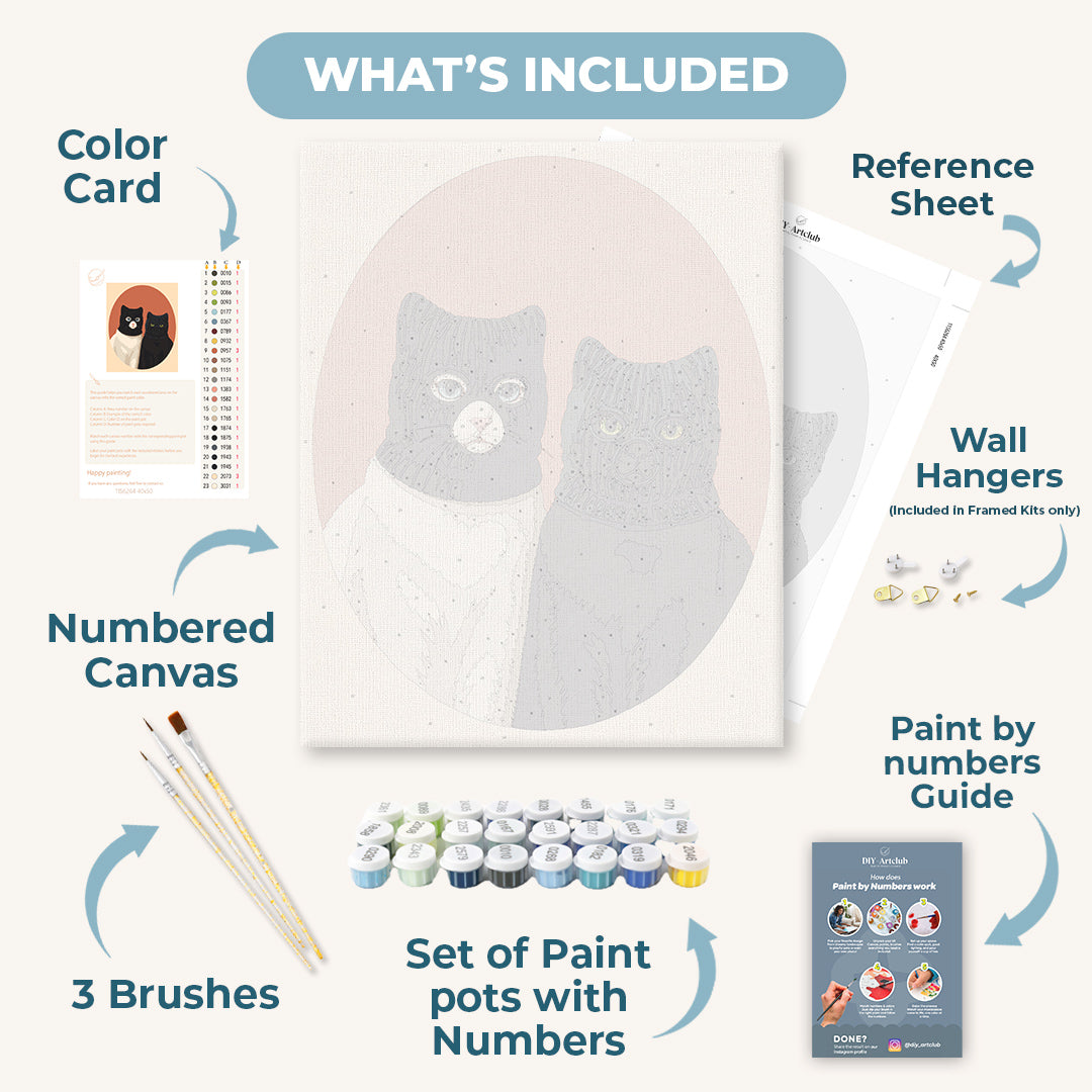 Cat Suspects Set | Paint by Numbers