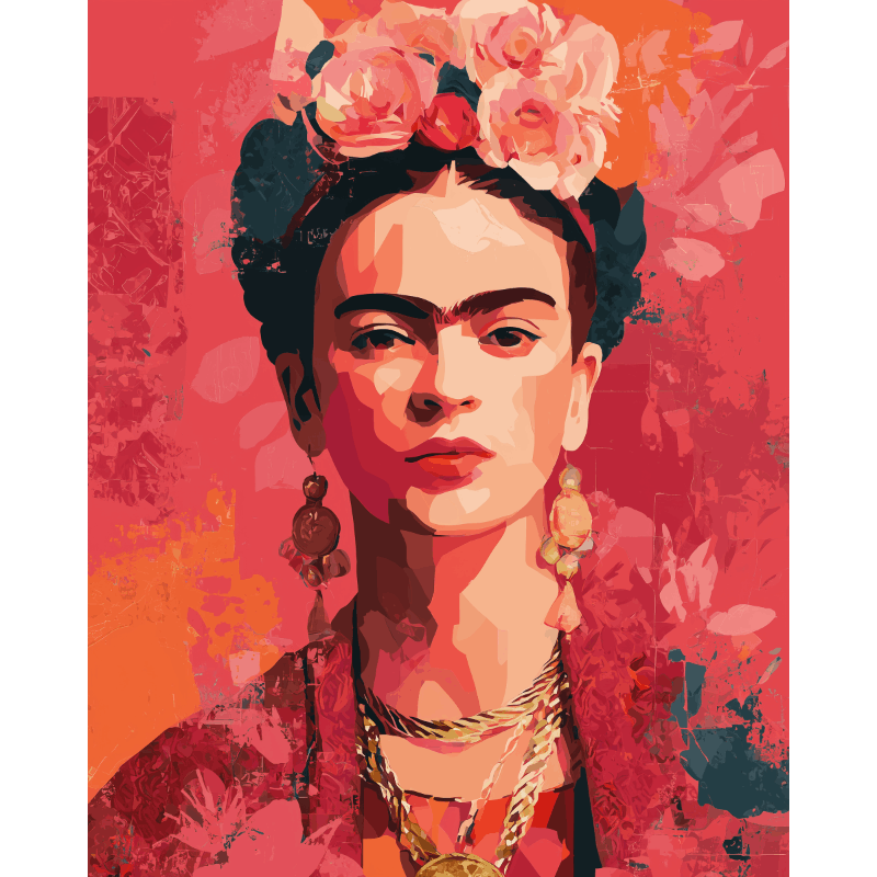 Floral Rebel | Paint by Numbers