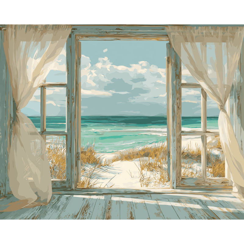 Whispers of the Shore | Paint by Numbers