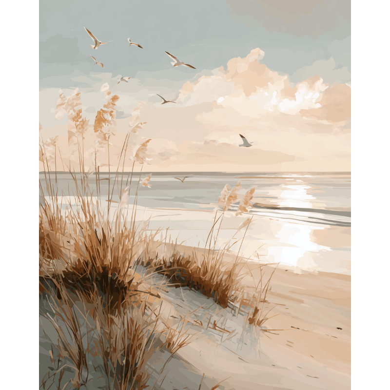 Golden Dunes | Paint by Numbers