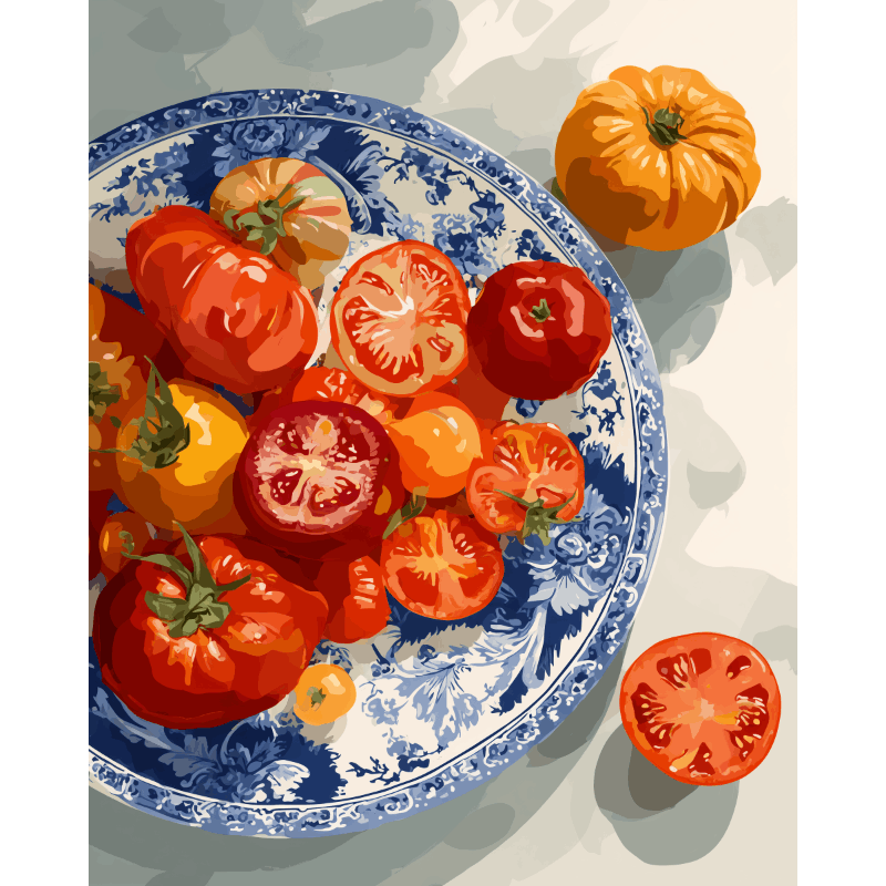Summer Plate | Paint by Numbers