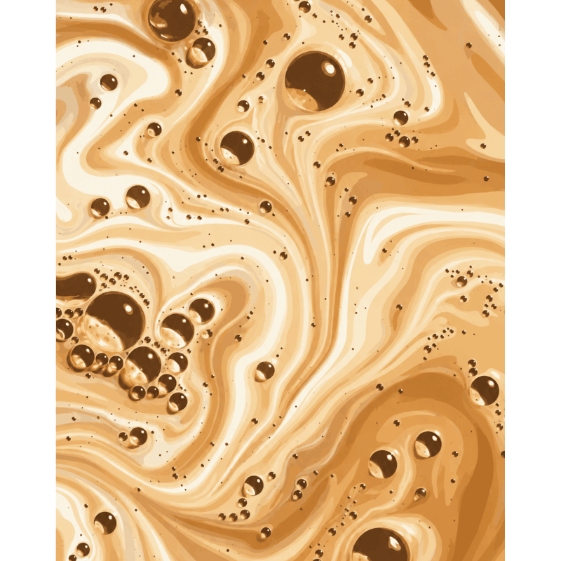 Mocha Vibes | Paint by Numbers