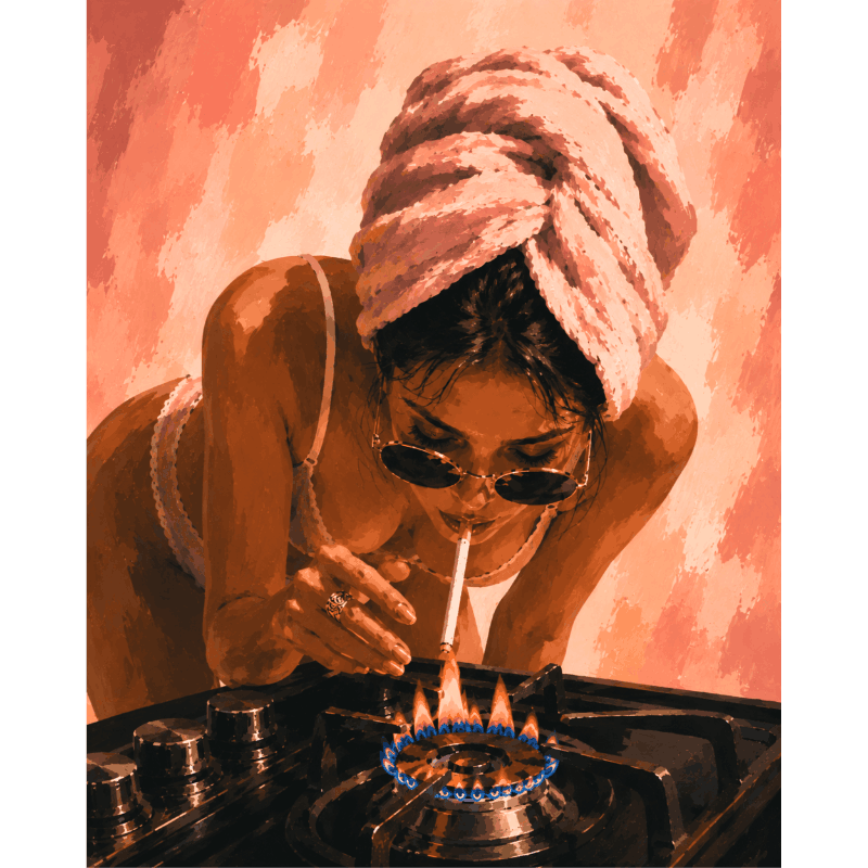 Too Hot to Handle | Paint by Numbers