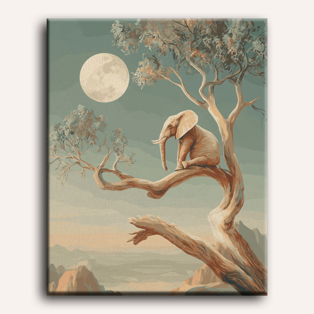 Dreaming Elephant | Paint by Numbers