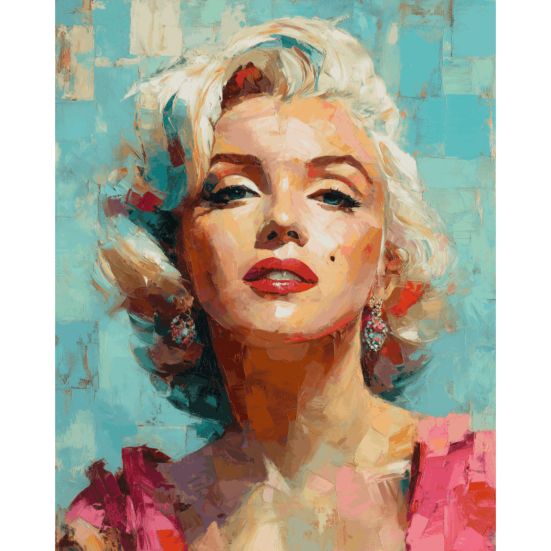Expressive Marilyn | Paint by Numbers