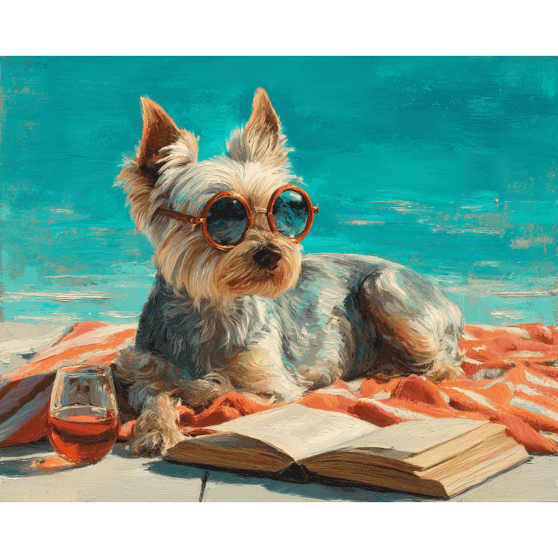 Too Cool to Fetch | Paint by Numbers