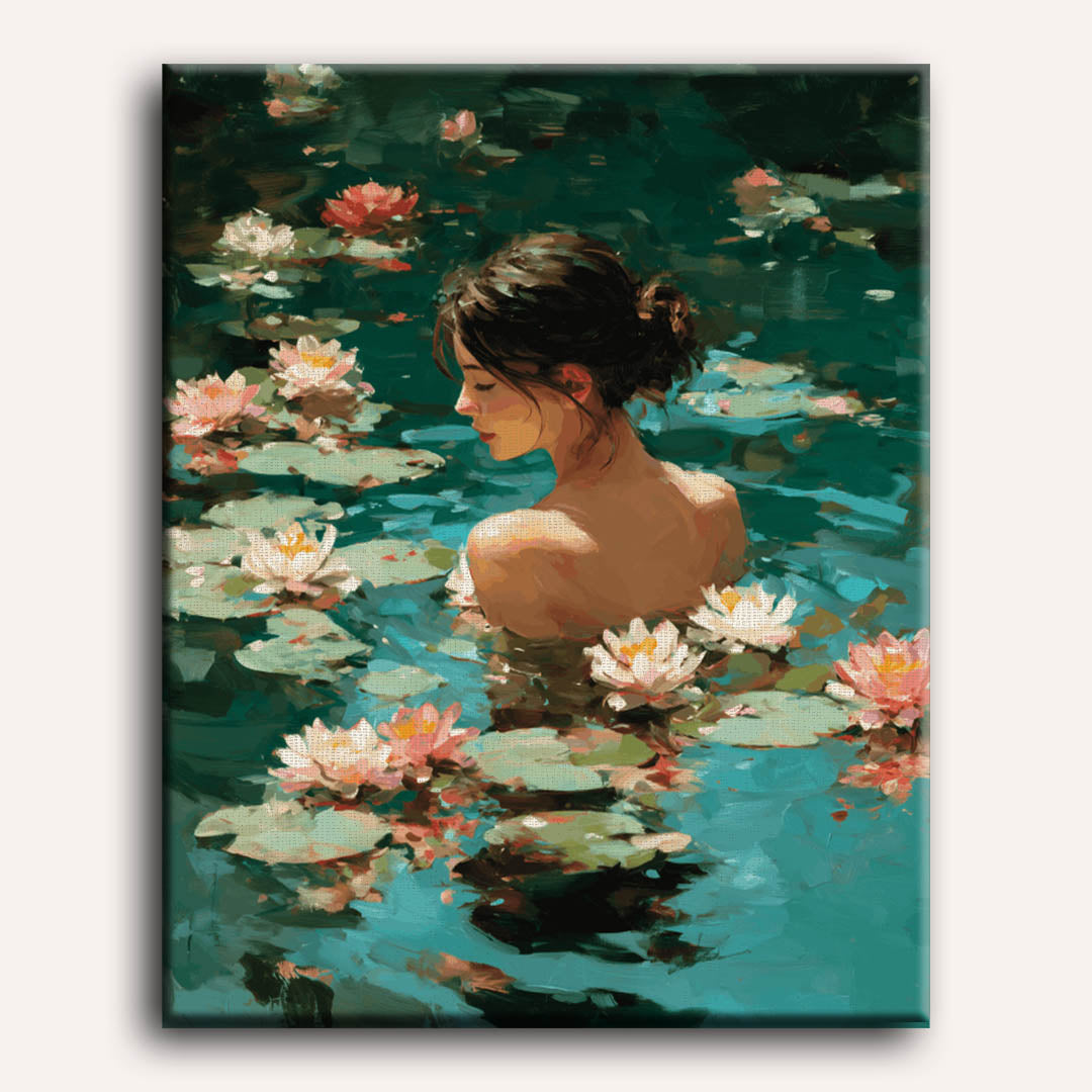 Lake Bathing | Paint by Numbers