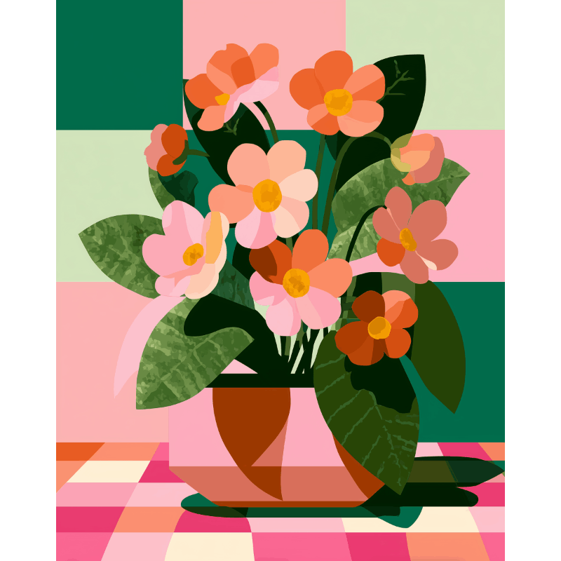 Chess Flower | Paint by Numbers