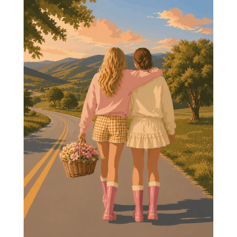 Best Friends 4 Ever | Paint by Numbers